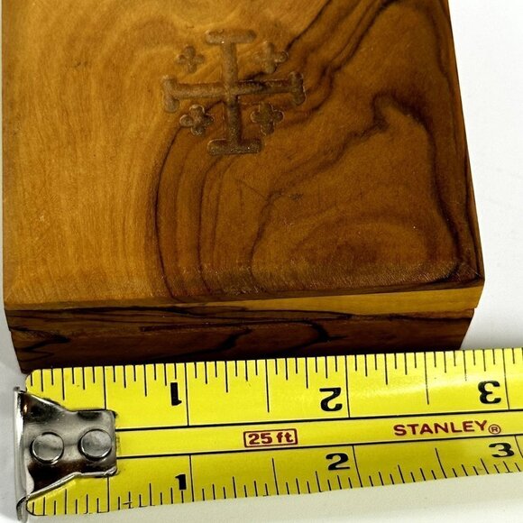 350 Silver Jordan Jerusalem Maltese Crusader Cross Pendent on Chain with box - Picture 11 of 16